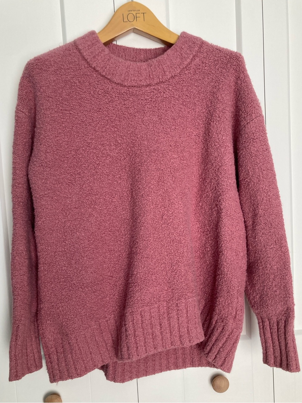 Old Navy Women's Dusty Rose Cozy Knit Sweater Size Small
